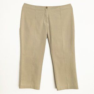United Colors Of Benetton Beige Casual Capri Pants